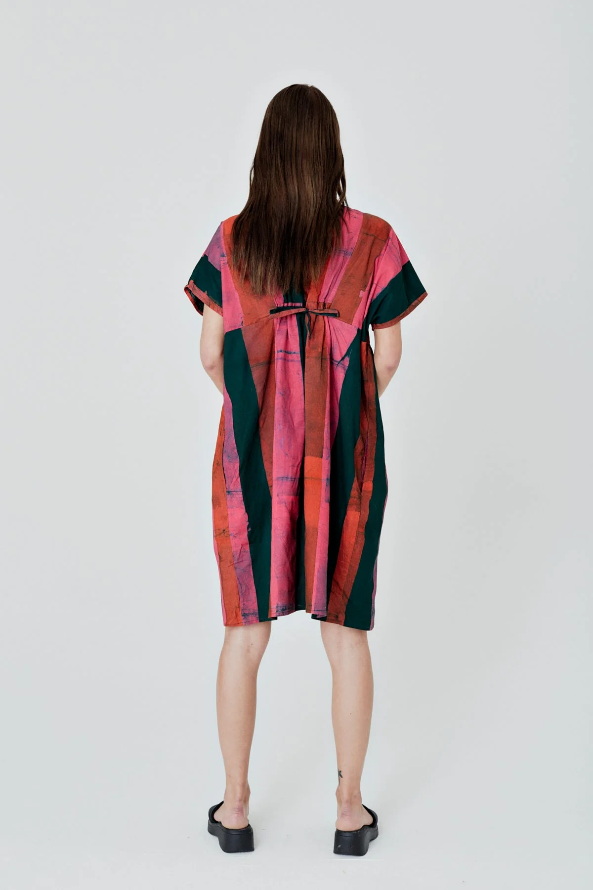 Bata Dress in Carmine - Image 5