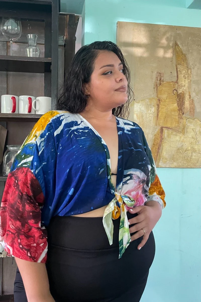 Epo Tie Top in Together - Image 5