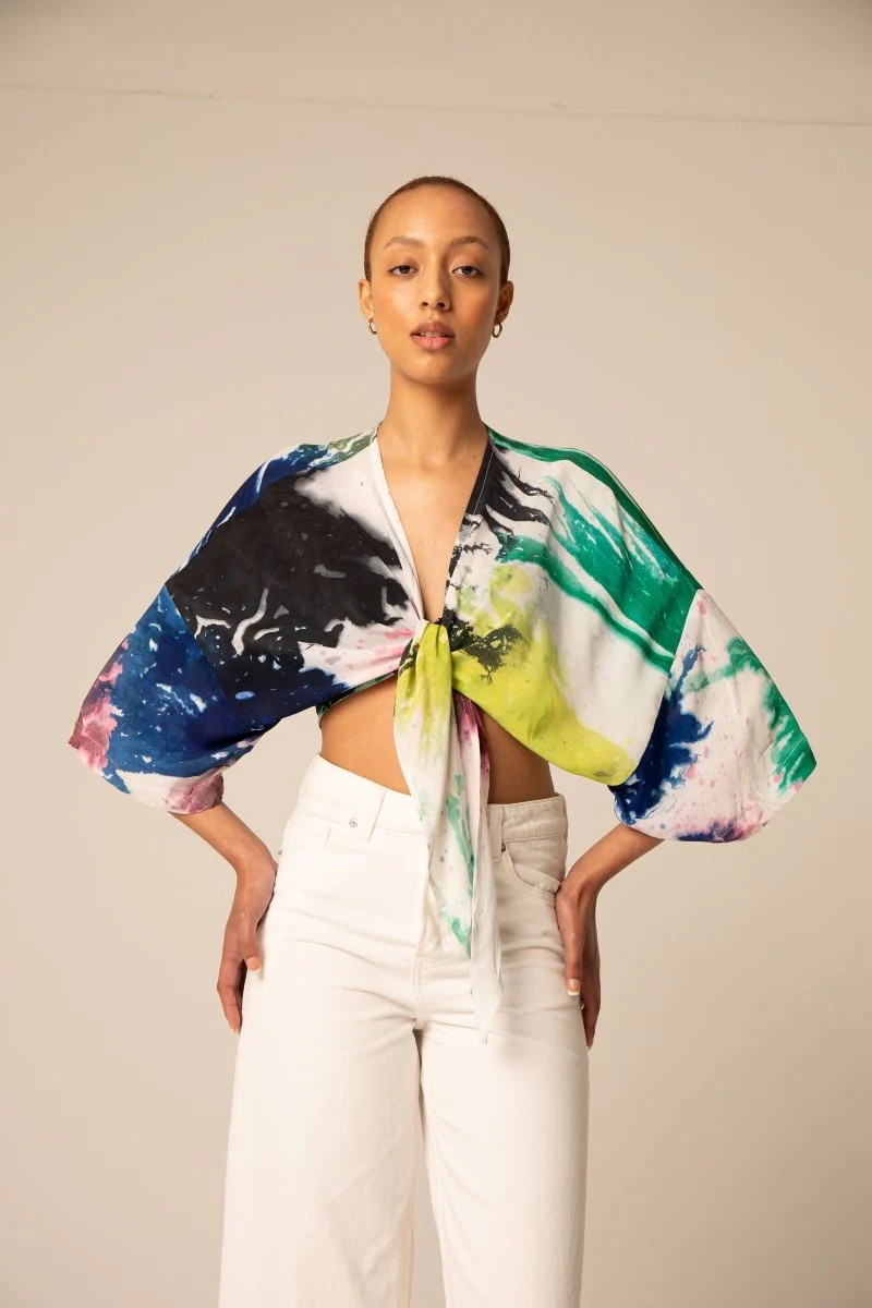 Epo Tie Top in Together - Image 6