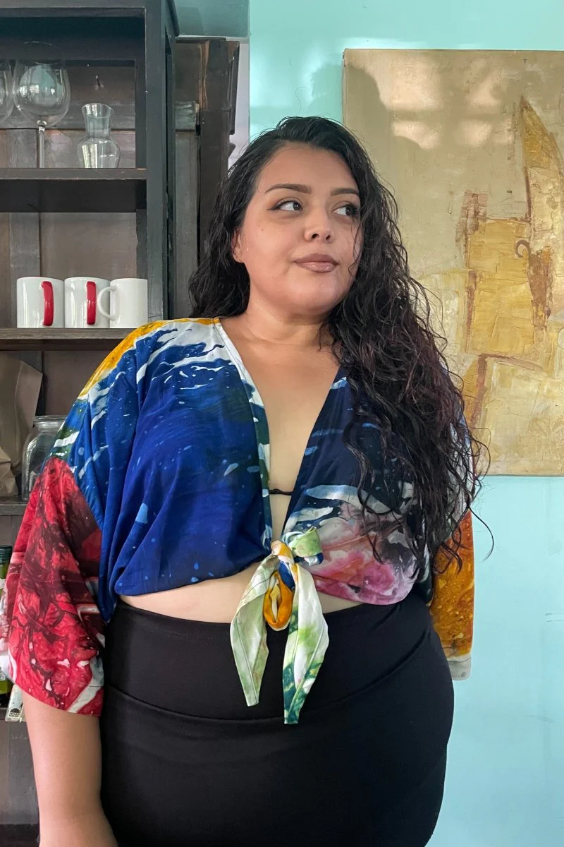 Epo Tie Top in Together - Image 7