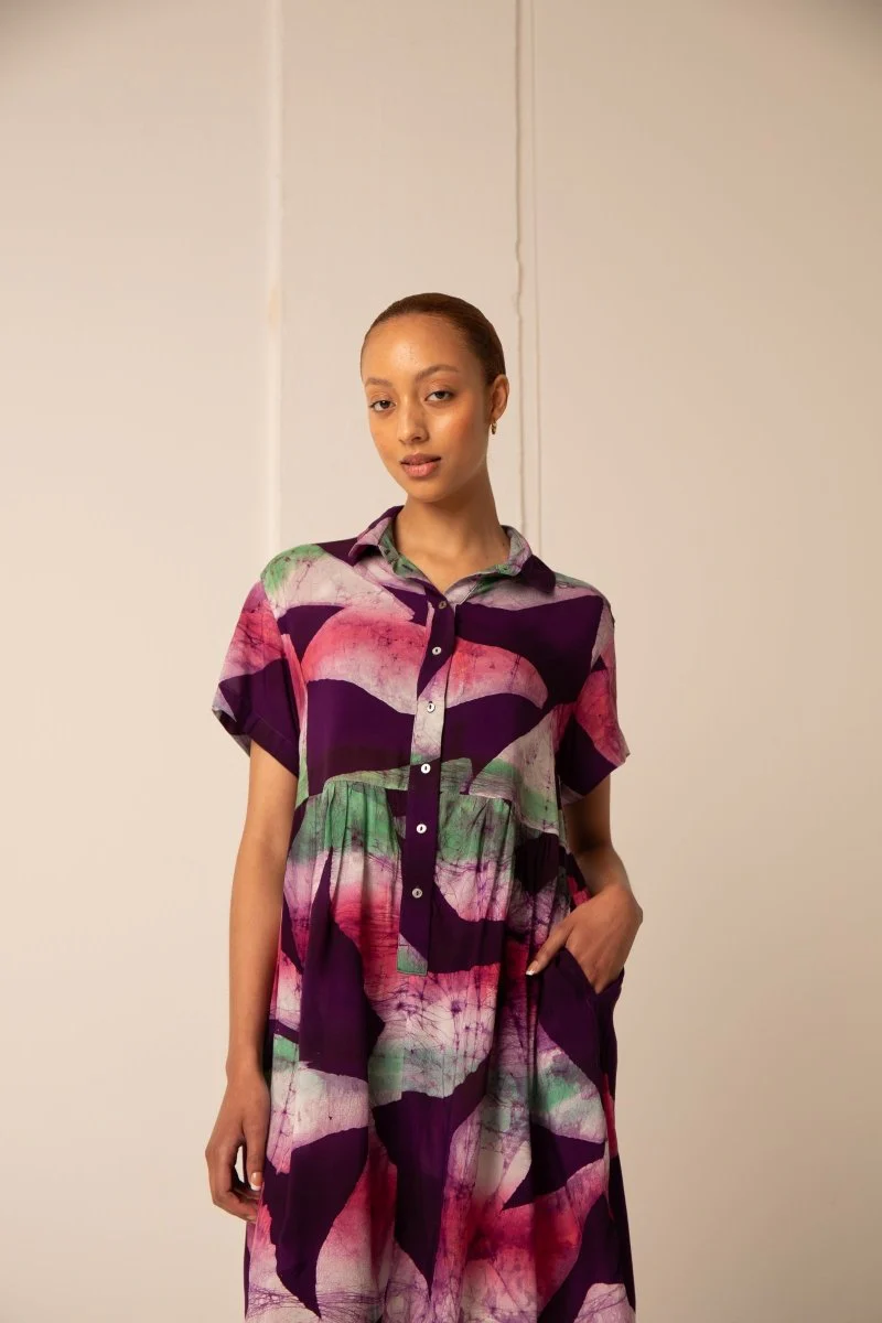 Helia Dress in Milvo - Image 8