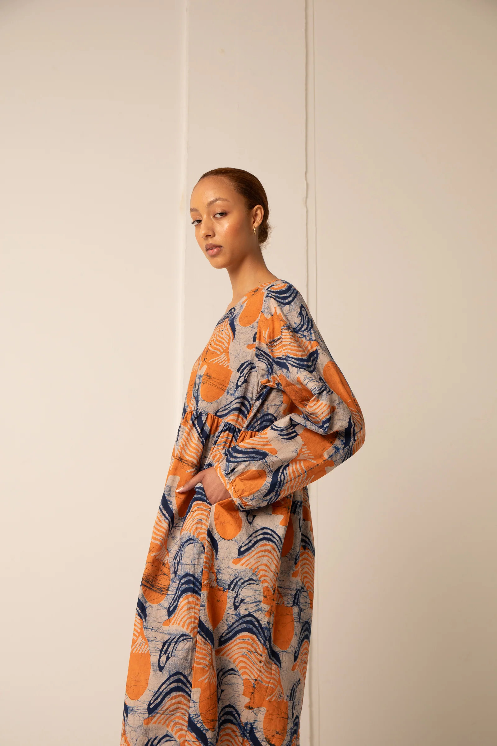 Mariam Dress in Bergamot - Image 5