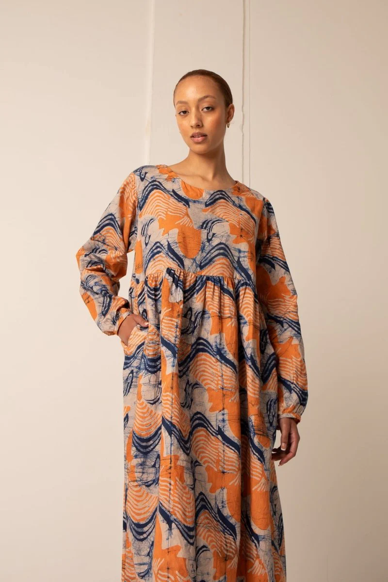 Mariam Dress in Bergamot - Image 7